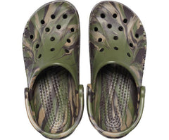 Clogs | Women/Men Crocs Baya Marbled Clog Army Green / Multi