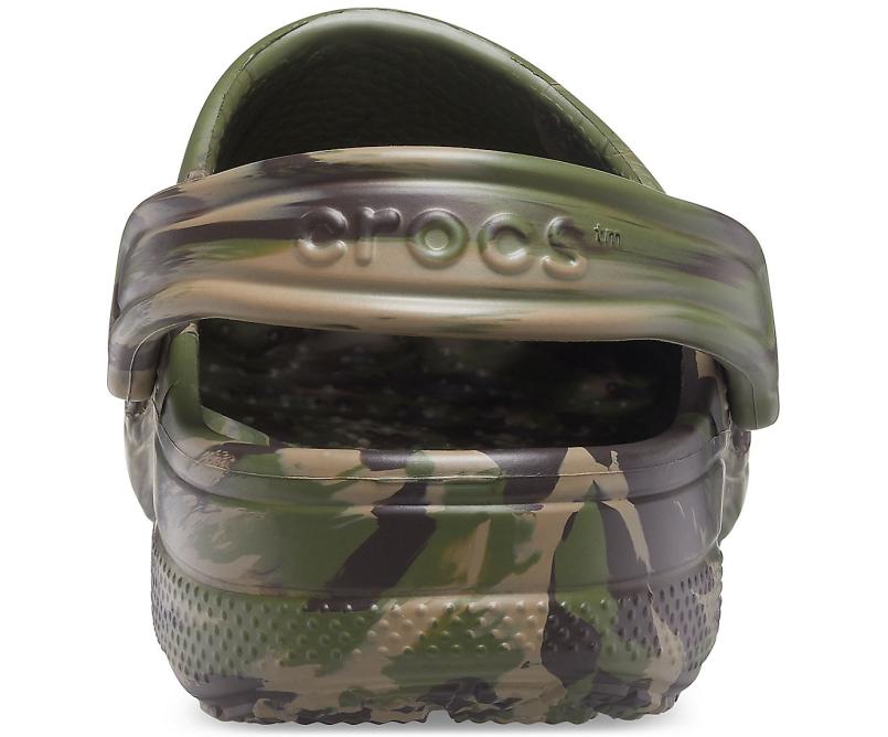 Clogs | Women/Men Crocs Baya Marbled Clog Army Green / Multi