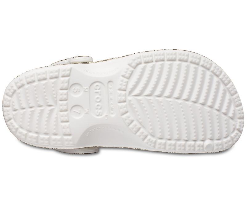 Clogs | Women/Men Crocs Baya Seasonal Printed Clog Oyster / Mushroom