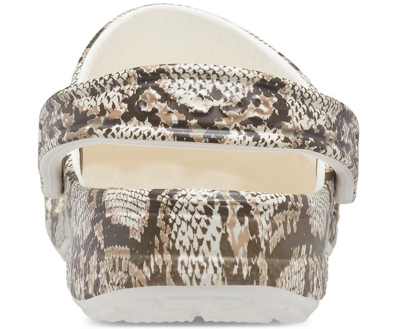 Clogs | Women/Men Crocs Baya Seasonal Printed Clog Oyster / Mushroom