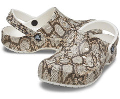 Clogs | Women/Men Crocs Baya Seasonal Printed Clog Oyster / Mushroom