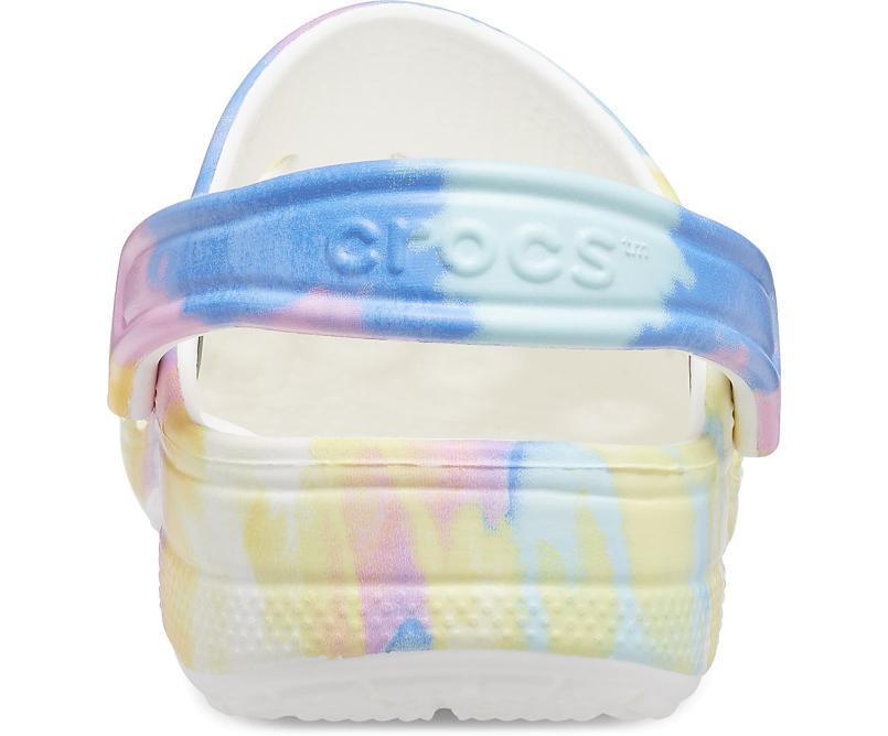 Clogs | Women/Men Crocs Baya Tie-Dye Clog White / Multi