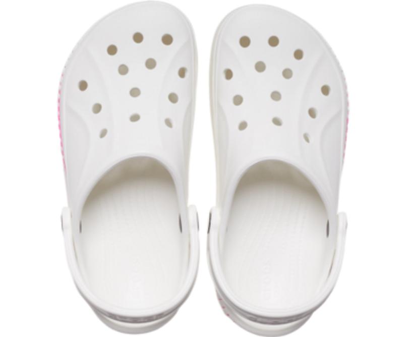 Clogs | Women/Men Crocs Bayaband Logo Motion Clog White