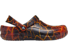 Clogs | Women/Men Crocs Bistro Graphic Clog Black / Flame