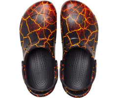 Clogs | Women/Men Crocs Bistro Graphic Clog Black / Flame