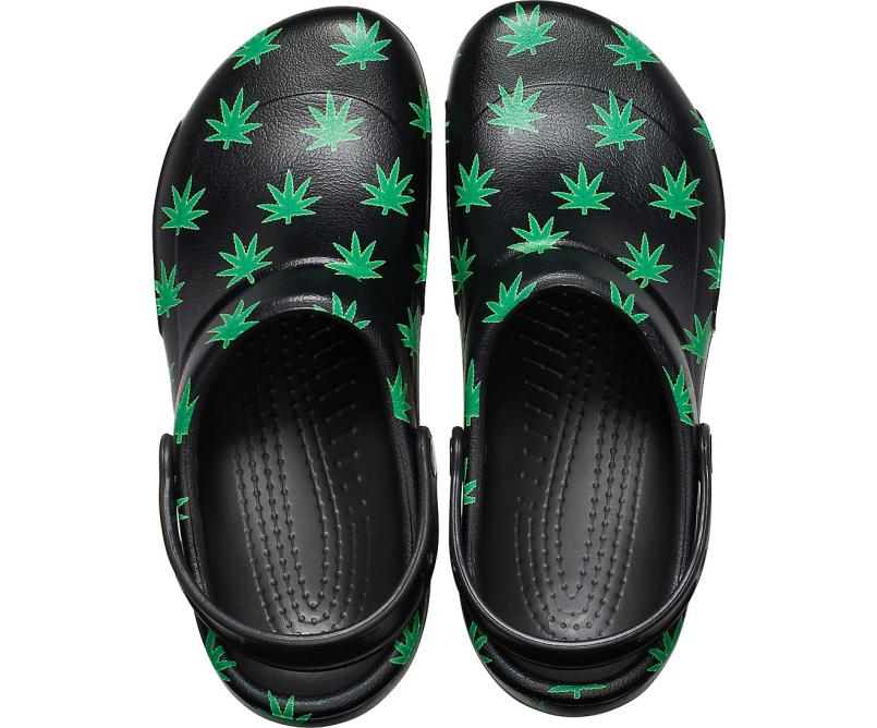 Clogs | Women/Men Crocs Bistro Graphic Clog Black / Green