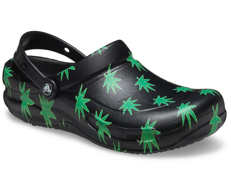 Clogs | Women/Men Crocs Bistro Graphic Clog Black / Green