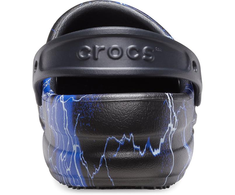 Clogs | Women/Men Crocs Bistro Graphic Clog Black / Lightning Bolts