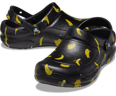 Clogs | Women/Men Crocs Bistro Graphic Clog Black / Yellow
