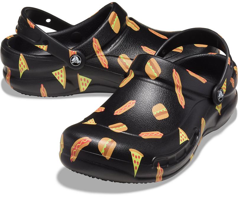 Clogs | Women/Men Crocs Bistro Graphic Clog Multi Black / Black