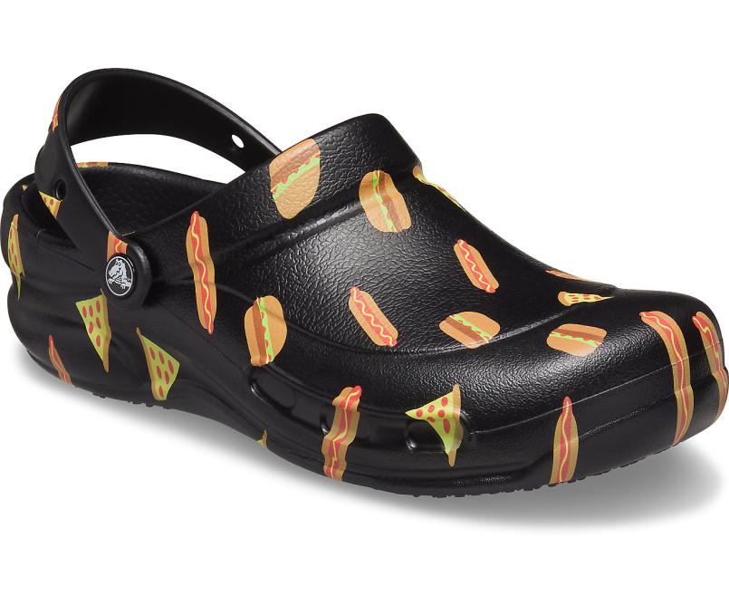 Clogs | Women/Men Crocs Bistro Graphic Clog Multi Black / Black