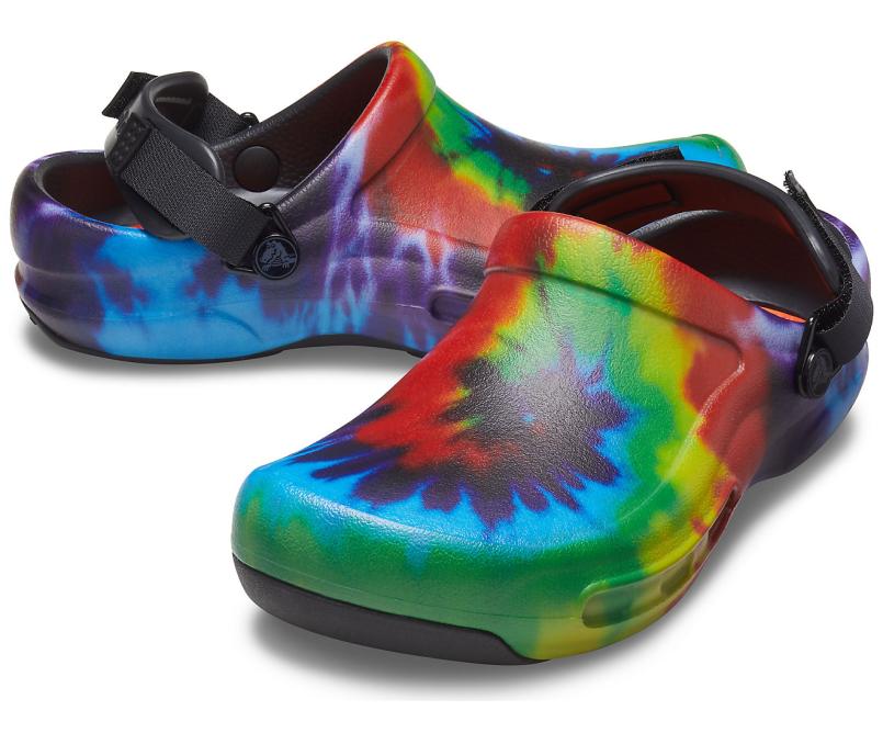 Clogs | Women/Men Crocs Bistro Pro LiteRide™ Graphic Clog Multi
