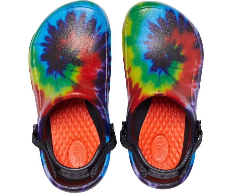 Clogs | Women/Men Crocs Bistro Pro LiteRide™ Graphic Clog Multi