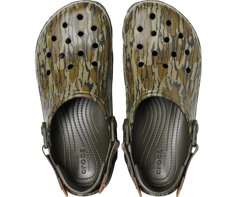 Clogs | Women/Men Crocs Classic All-Terrain Mossy Oak® Bottomland® Clog Khaki
