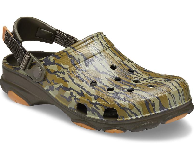 Clogs | Women/Men Crocs Classic All-Terrain Mossy Oak® Bottomland® Clog Khaki