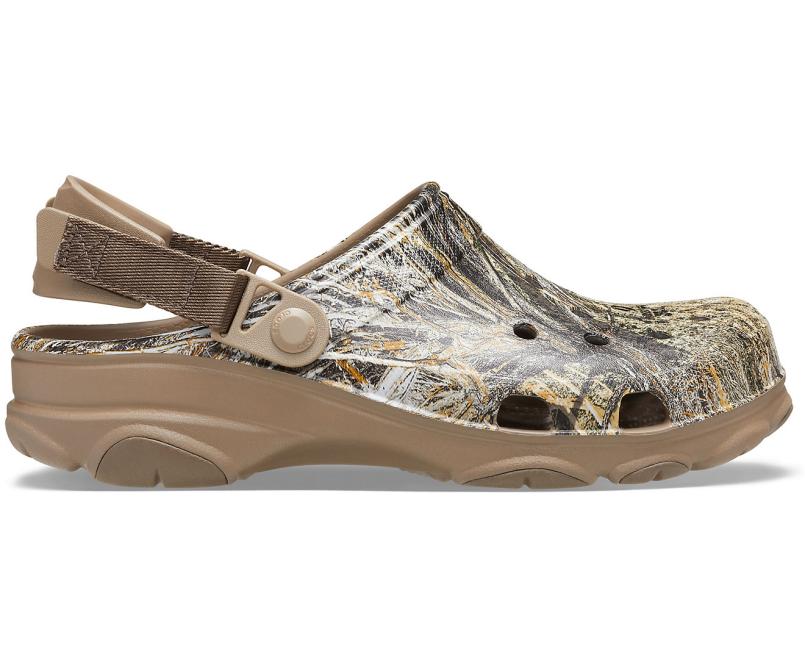 Clogs | Women/Men Crocs Classic All-Terrain Mossy Oak® Brush Clog Khaki