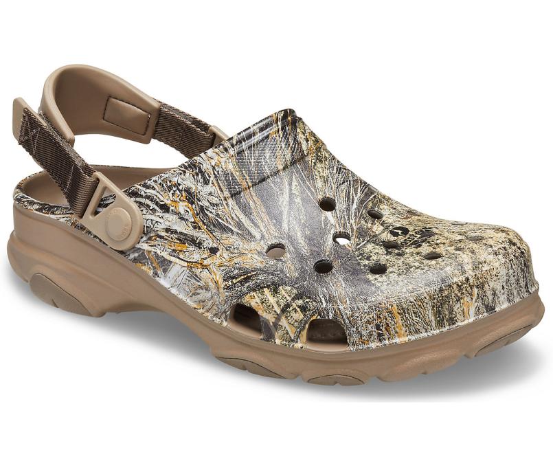 Clogs | Women/Men Crocs Classic All-Terrain Mossy Oak® Brush Clog Khaki