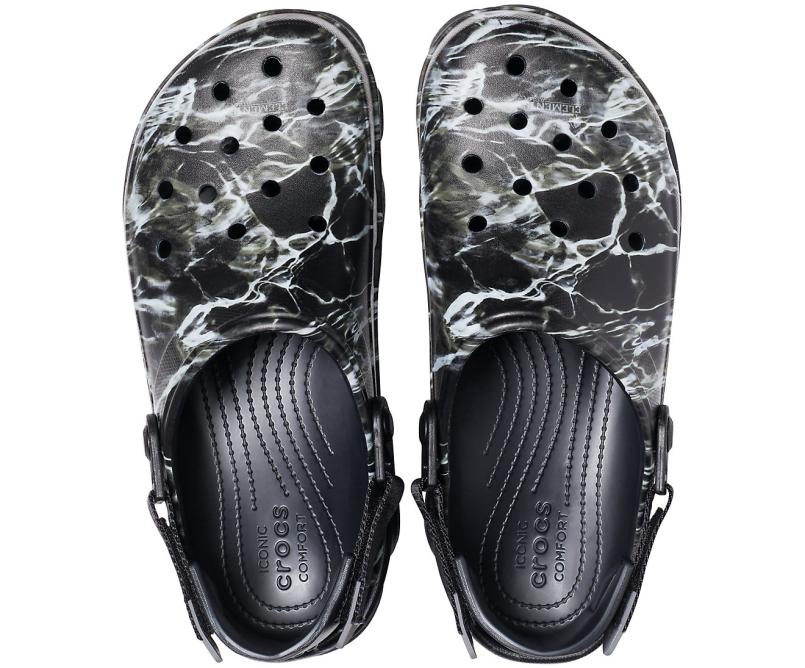 Clogs | Women/Men Crocs Classic All-Terrain Mossy Oak® Elements™ Clog Black