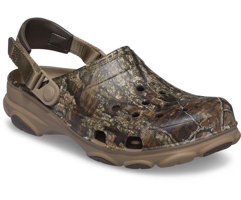 Clogs | Women/Men Crocs Classic All-Terrain Realtree Timber® Clog Khaki