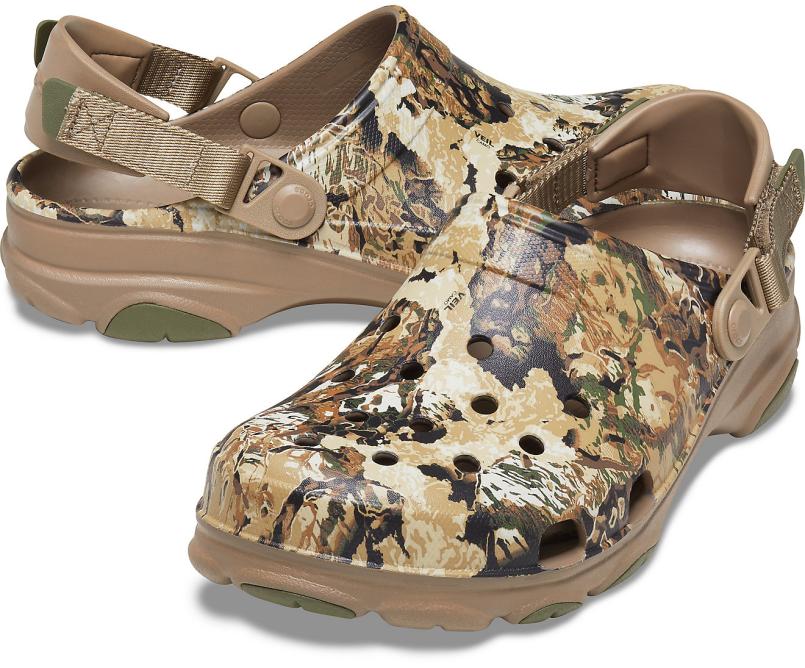 Clogs | Women/Men Crocs Classic All-Terrain Veil Whitetail™ Clog Khaki