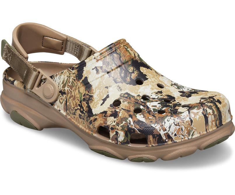 Clogs | Women/Men Crocs Classic All-Terrain Veil Whitetail™ Clog Khaki