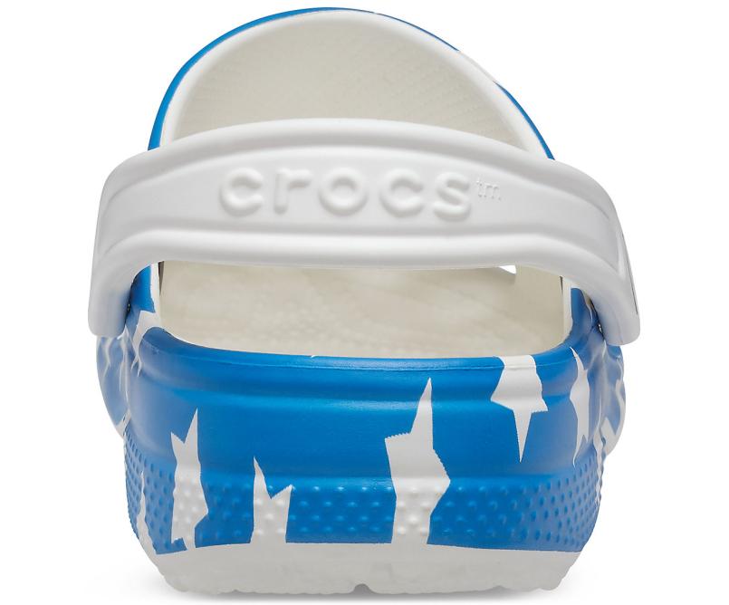 Clogs | Women/Men Crocs Classic American Flag Clog White / Multi