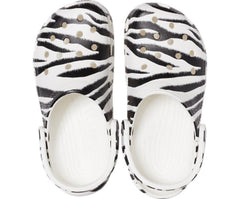 Clogs | Women/Men Crocs Classic Animal Print Clog White / Zebra Print