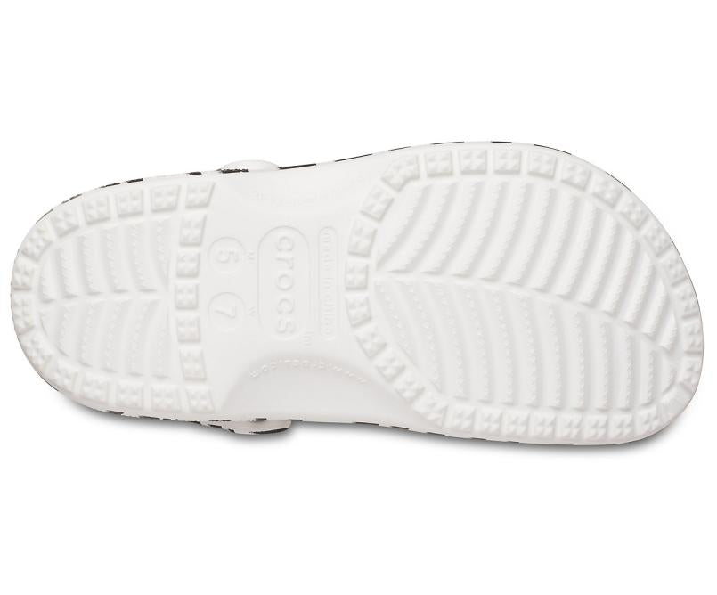 Clogs | Women/Men Crocs Classic Animal Print Clog White / Zebra Print