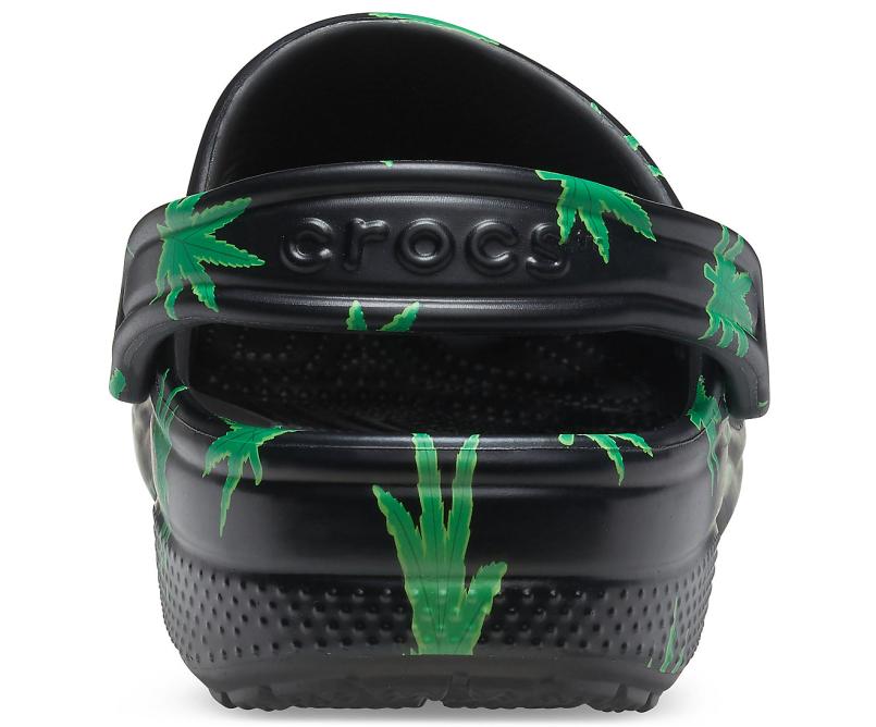 Clogs | Women/Men Crocs Classic Hemp Leaf Clog Black