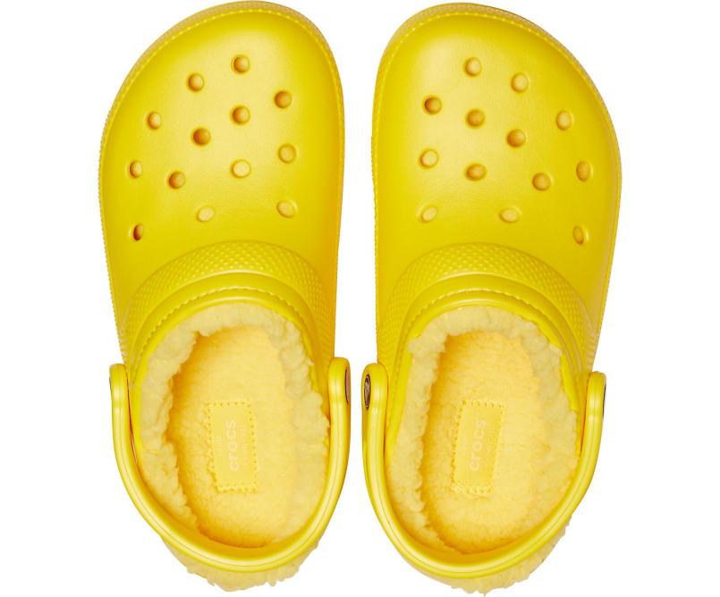 Clogs | Women/Men Crocs Classic Lined Clog Lemon / Lemon