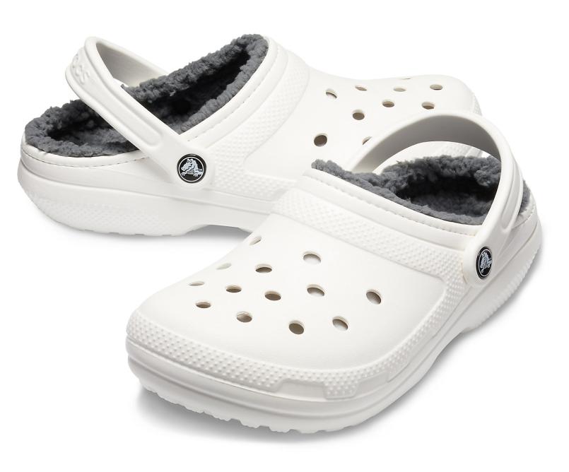 Clogs | Women/Men Crocs Classic Lined Clog White / Grey