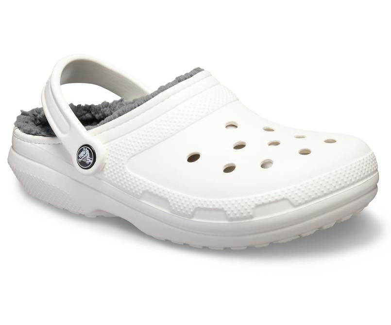 Clogs | Women/Men Crocs Classic Lined Clog White / Grey
