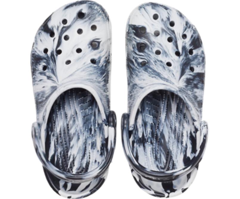 Clogs | Women/Men Crocs Classic Marbled Clog White / Black