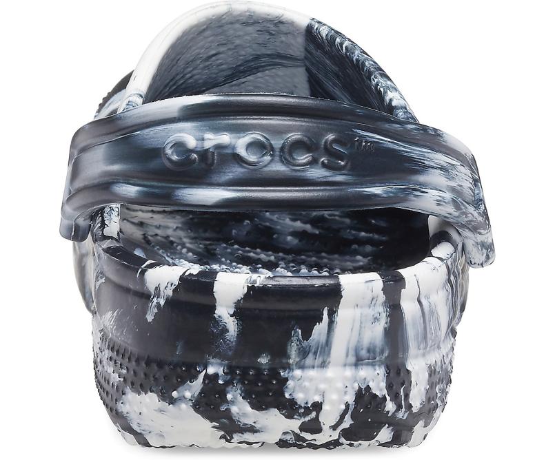 Clogs | Women/Men Crocs Classic Marbled Clog White / Black