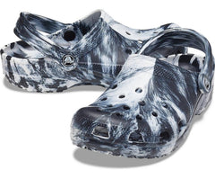 Clogs | Women/Men Crocs Classic Marbled Clog White / Black