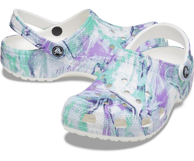 Clogs | Women/Men Crocs Classic Out Of This World II Clog White / Multi