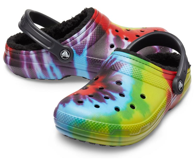 Clogs | Women/Men Crocs Classic Tie-Dye Lined Clog Multi / Black