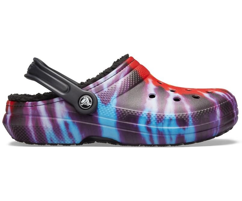 Clogs | Women/Men Crocs Classic Tie-Dye Lined Clog Multi / Black