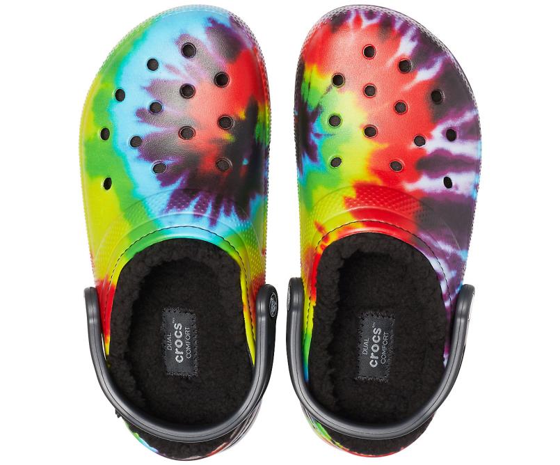 Clogs | Women/Men Crocs Classic Tie-Dye Lined Clog Multi / Black