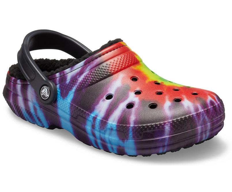 Clogs | Women/Men Crocs Classic Tie-Dye Lined Clog Multi / Black