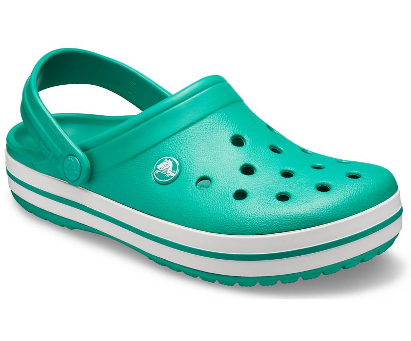 Clogs | Women/Men Crocs Crocband™ Clog Deep Green / White