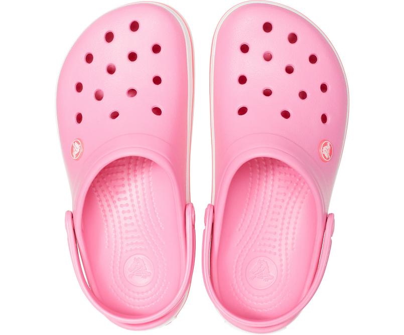 Clogs | Women/Men Crocs Crocband™ Clog Pink Lemonade / White