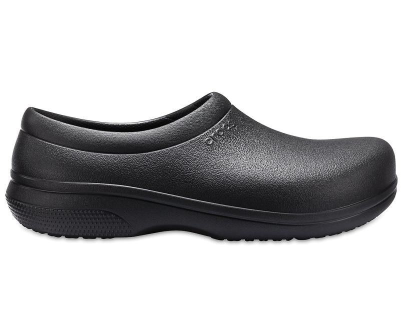 Clogs | Women/Men Crocs Crocs On-The-Clock Work Slip-On Black