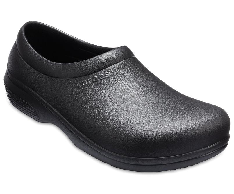 Clogs | Women/Men Crocs Crocs On-The-Clock Work Slip-On Black