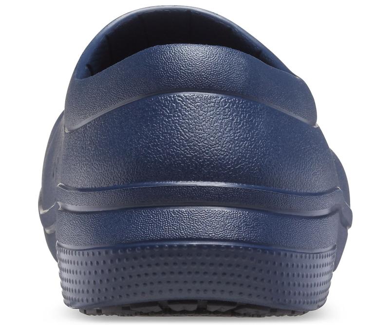 Clogs | Women/Men Crocs Crocs On-The-Clock Work Slip-On Navy