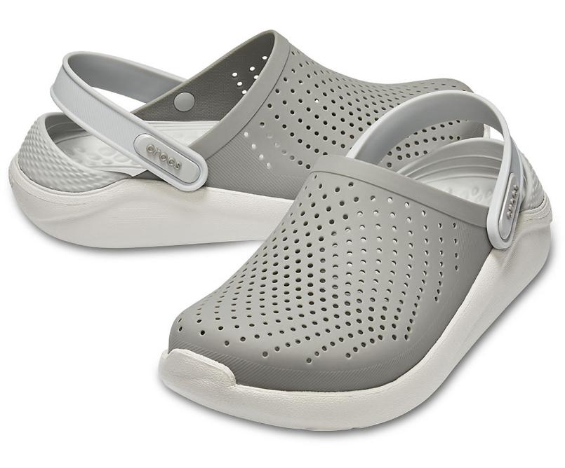 Clogs | Women/Men Crocs LiteRide™ Clog Smoke / Pearl White