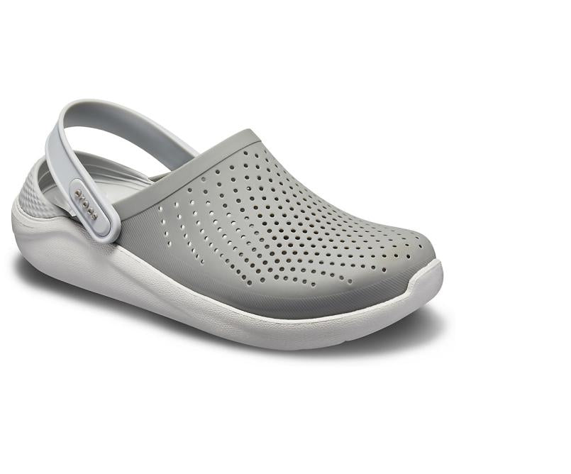 Clogs | Women/Men Crocs LiteRide™ Clog Smoke / Pearl White
