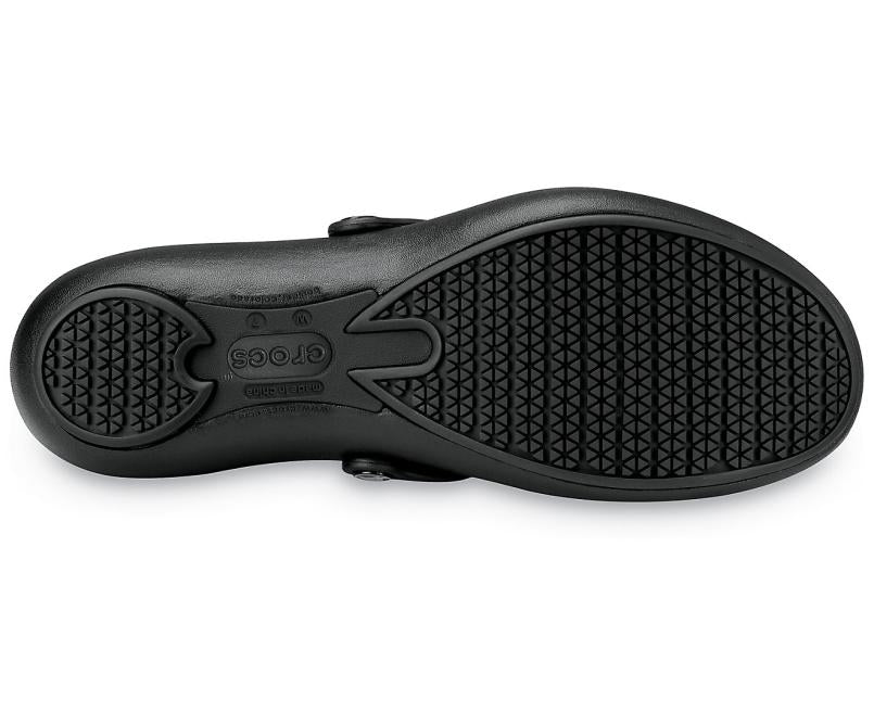 Flats | Women Crocs Alice Work Flat Black