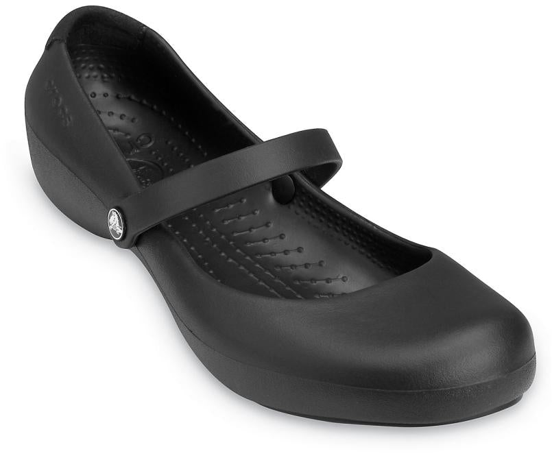 Flats | Women Crocs Alice Work Flat Black