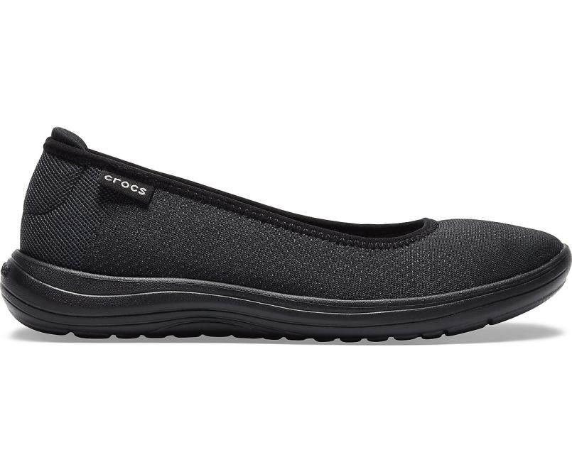 Flats | Women Crocs Crocs Reviva™ Flat Black / Black